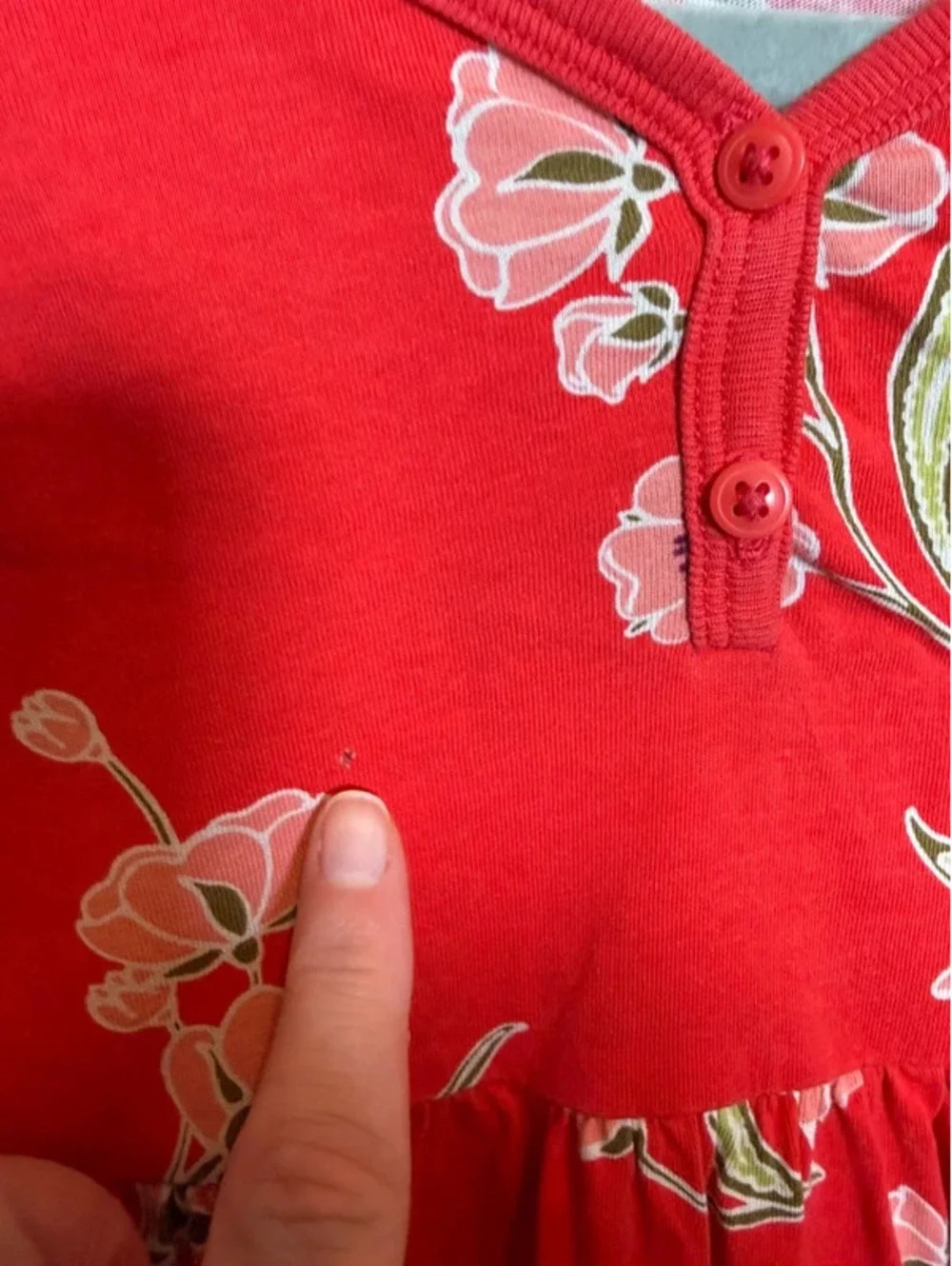 Tea Collection Red Floral Dress